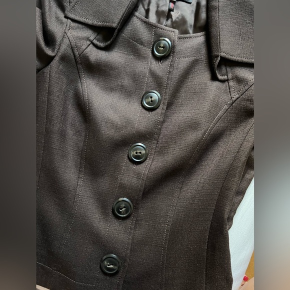 Escada NEW vintage jacket blazer 30% wool 70% rayon Made In Germany brown - Picture 17 of 17